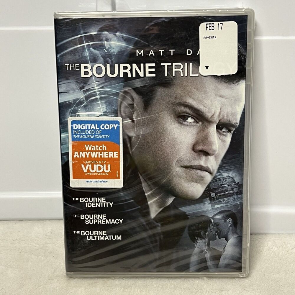 NEW--The Bourne Trilogy (DVD, 2016, 3-Disc Set)